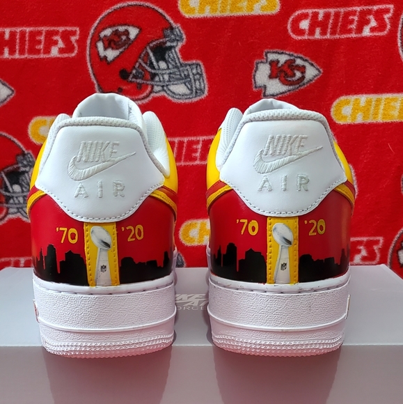 Custom Nike Air Force 1 Kansas City Chiefs